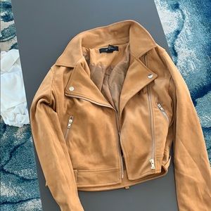 Tan suede jacket